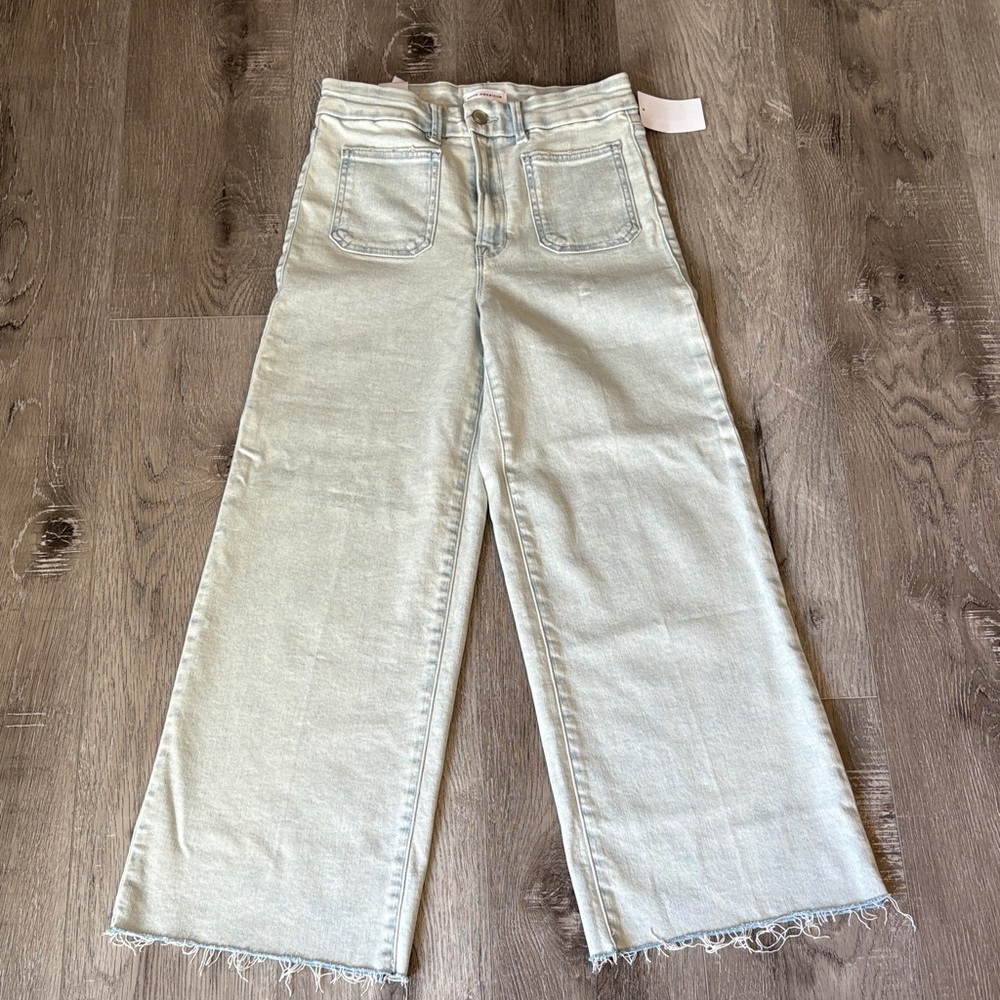 NWT Good Waist Plazzo Crop Jean Size 6/28 Good American